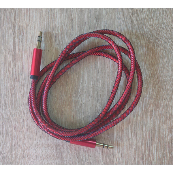 

Aux Кабель 3.5Mm (Метал) 1М (Красный)