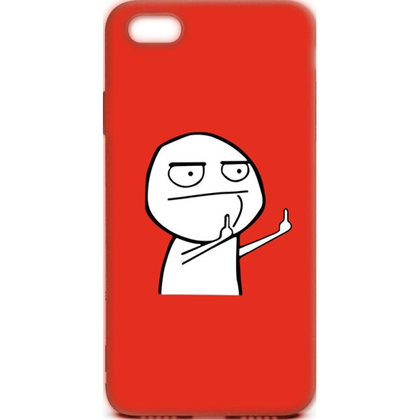 

Чехол-накладка TOTO Cartoon Soft Silicone TPU Case Apple iPhone SE/5s/5 FK2 Red