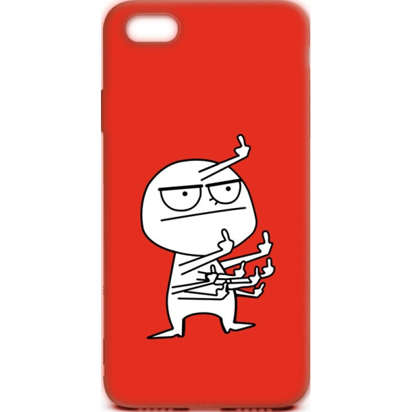 

Чехол-накладка TOTO Cartoon Soft Silicone TPU Case Apple iPhone SE/5s/5 FK9 Red