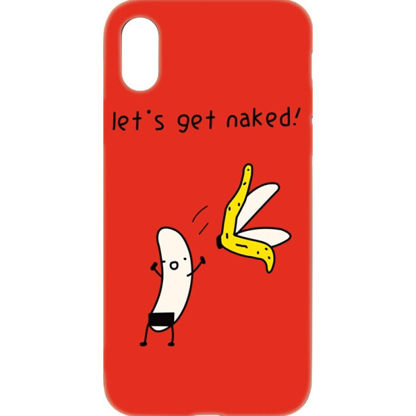 

Чехол-накладка TOTO Cartoon Soft Silicone TPU Case Apple iPhone X/Xs Banana Red
