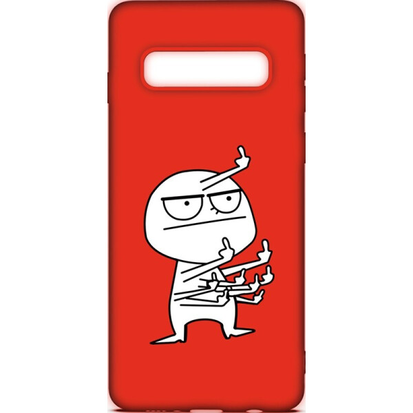 

Чехол-накладка TOTO Cartoon Soft Silicone TPU Case Samsung Galaxy S10 FK 9 Red