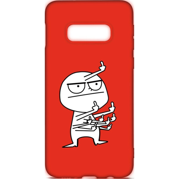 

Чехол-накладка TOTO Cartoon Soft Silicone TPU Case Samsung Galaxy S10e FK 9 Red