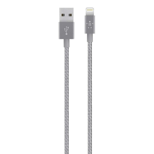 

Belkin Mixit Premium Metallic Lightning To Usb[F8J144Bt04-Gry]