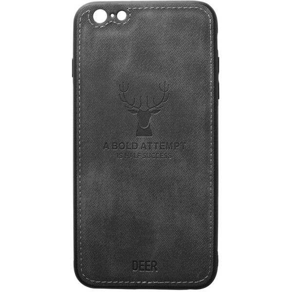 

Чехол-накладка TOTO Deer Shell With Leather Effect Case для Apple iPhone 6/6s Black