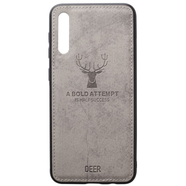 

Чехол-накладка TOTO Deer Shell With Leather Effect Case для Samsung Galaxy A40 Grey