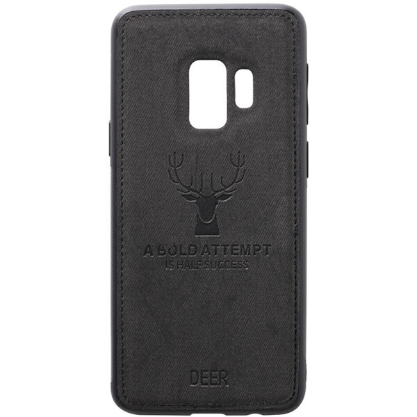 

Чехол-накладка TOTO Deer Shell With Leather Effect Case для Samsung Galaxy S9 Black