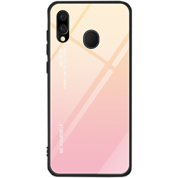 

Чехол-накладка TOTO Glass Case Gradient для Samsung Galaxy A20/A30 (A205/A305) Pink