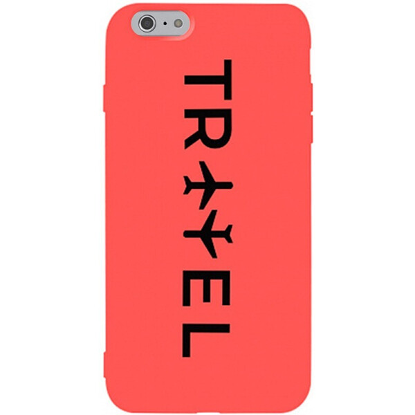 

Чехол-накладка TOTO Matt Tpu 2mm Print Case Apple iPhone 6/6s #45 Travel Orange