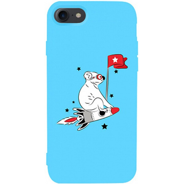 

Чехол-накладка TOTO Matt Tpu 2mm Print Case Apple iPhone 7/8 #46 Koala Sky Blue