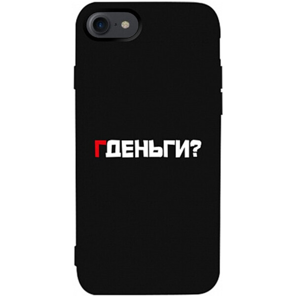 

Чехол-накладка TOTO Matt Tpu 2mm Print Case Apple iPhone 7/8 #61 Gdedengi Black