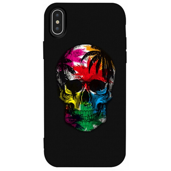 

Чехол-накладка TOTO Matt Tpu 2mm Print Case Apple iPhone Xs Max #29 Skull Black