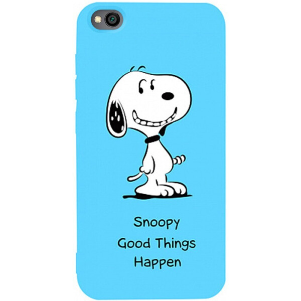 

Чехол-накладка TOTO Matt Tpu 2mm Print Case Xiaomi Redmi Go #64 Snoopy Sky Blue