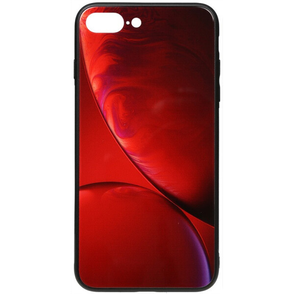 

Чехол-накладка TOTO Print Glass Space Case для Apple iPhone 7 Plus/8 Plus Rubin Red