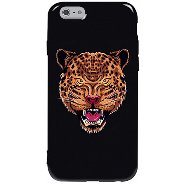 

Чехол-накладка TOTO Pure Tpu 2mm Print Case Apple iPhone 6/6s #27 Leopard Black