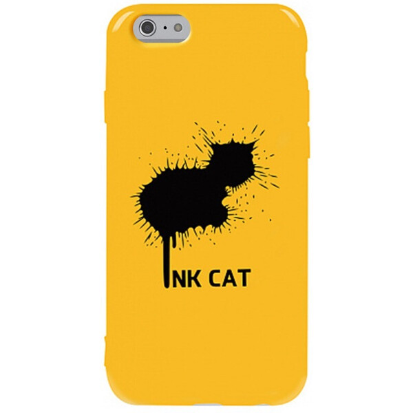 

Чехол-накладка TOTO Pure Tpu 2mm Print Case Apple iPhone 6/6s #48 Inkcat Yellow