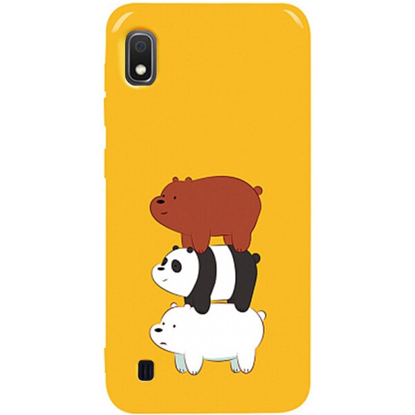 

Чехол-накладка TOTO Pure Tpu 2mm Print Case Samsung Galaxy A10 #13 Bears Yellow