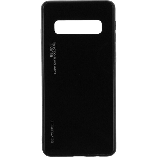 

Чехол-накладка TOTO Tempered Glass Phone Case Gradient для Samsung Galaxy S10 Black