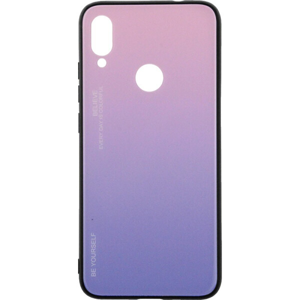 

Чехол-накладка TOTO Tempered Glass Phone Case Gradient для Xiaomi Redmi Note 7 Pink