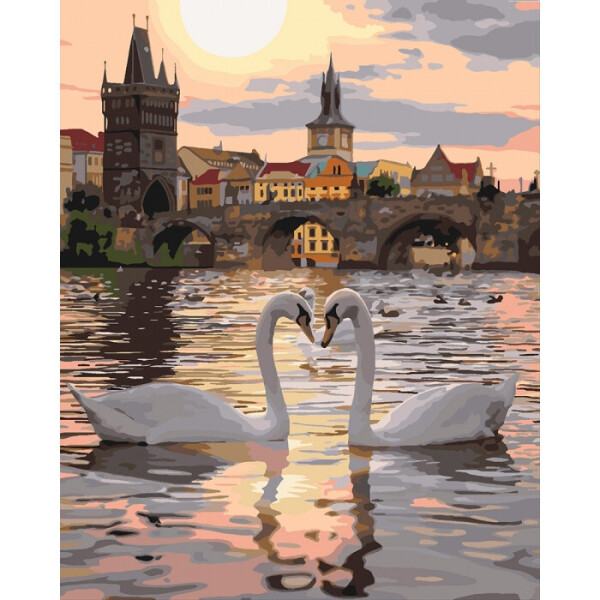 

Картина По Номерам. "романтичная Прага" 40*50См Kho4135