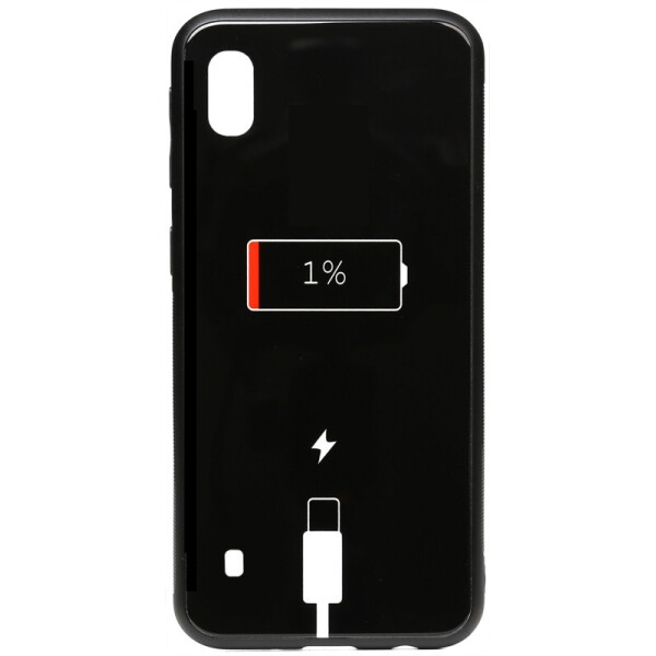 

Чехол-накладка TOTO Cartoon Print Glass Case для Samsung Galaxy A10 Battery Charge