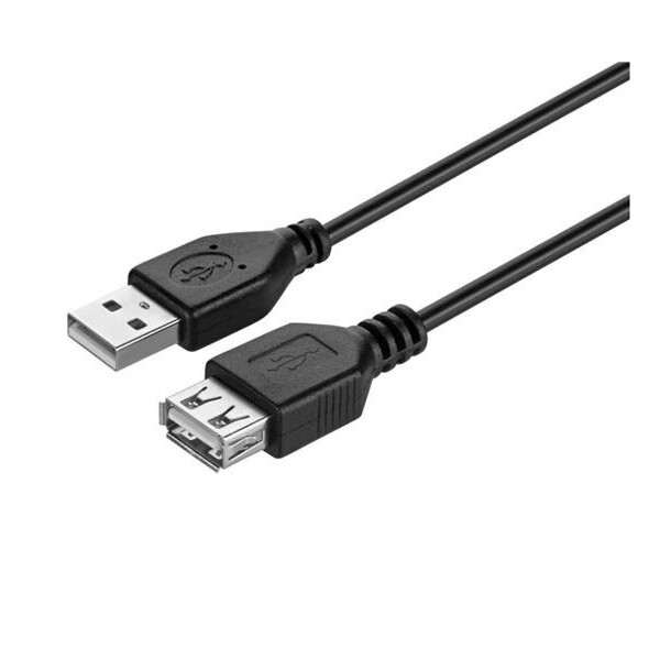 

Kit Usb 2.0 (Am/af) Black, 1.8M