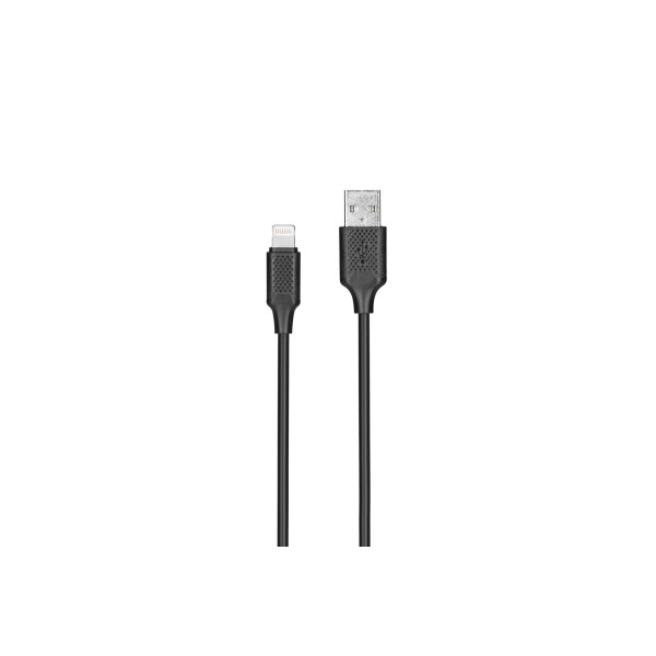 

Kit Usb 2.0 To Lightning Cable, 2A, Black, 1M