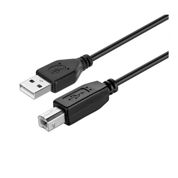 

Kit Usb 2.0(Am/bm), Black, 1.8M