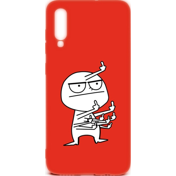 

Чехол-накладка TOTO Cartoon Soft Silicone TPU Case Samsung Galaxy A70 FK 9 Red