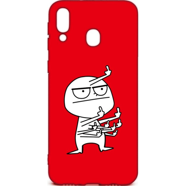 

Чехол-накладка TOTO Cartoon Soft Silicone TPU Case Samsung Galaxy M20 FK 9 Red