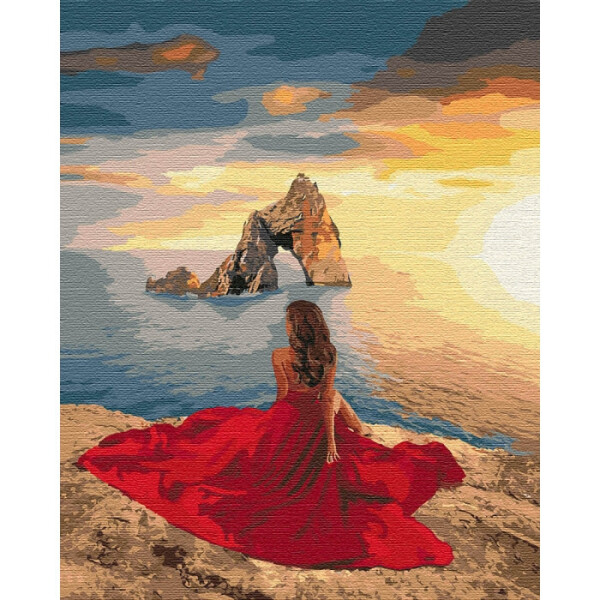 

Картина По Номерам. ";раскошный Закат"; 40*50См Kho4733