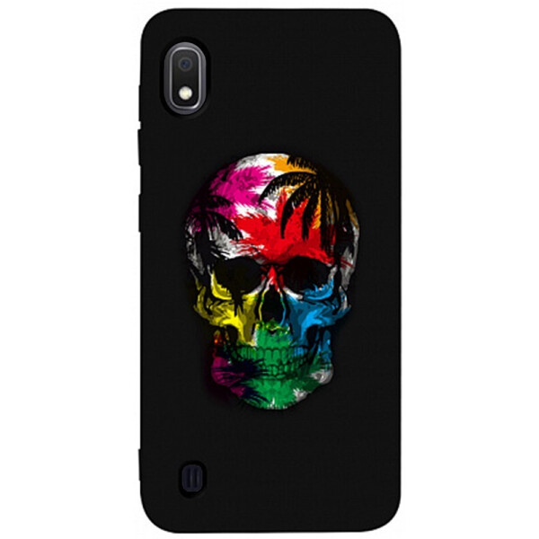 

Чехол-накладка TOTO Matt Tpu 2mm Print Case Samsung Galaxy A10 #29 Skull Black
