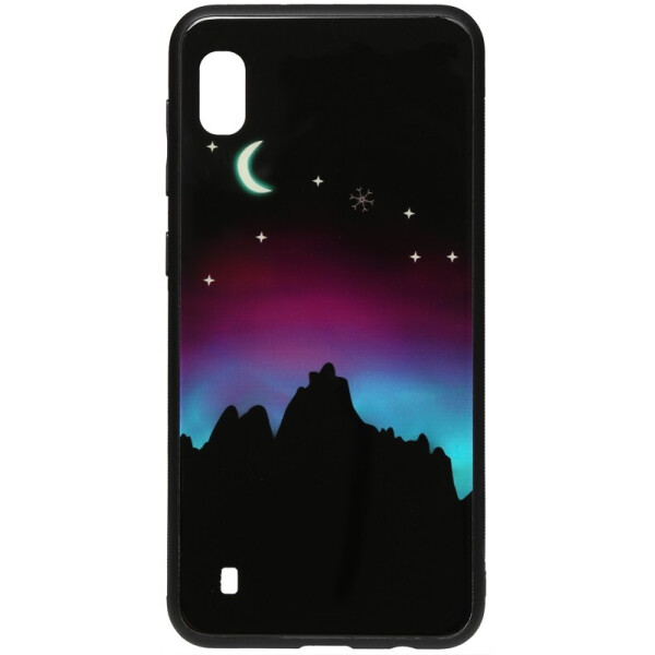 

Чехол-накладка TOTO Night Light Print Glass Case для Samsung Galaxy A10 Young Moon