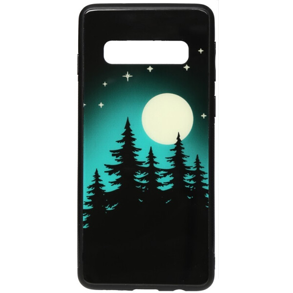 

Чехол-накладка TOTO Night Light Print Glass Case для Samsung Galaxy S10+ Full Moon