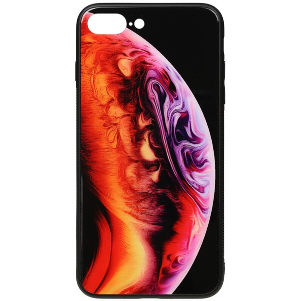 

Чехол-накладка TOTO Print Glass Space Case для Apple iPhone 7 Plus/8 Plus Amethyst