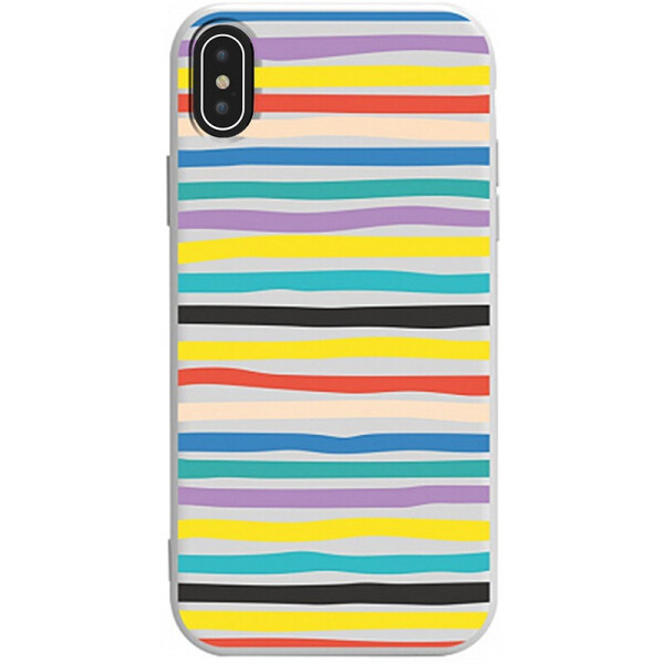 

Чехол-накладка TOTO Pure Tpu 2mm Print Case Apple iPhone X/XS #19 Stroke White