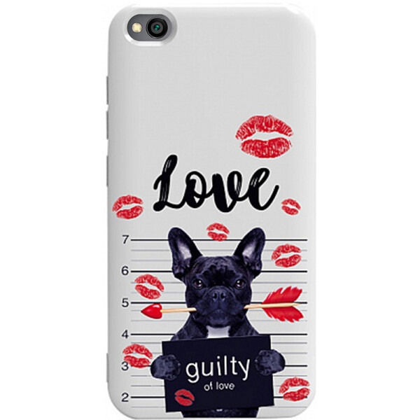 

Чехол-накладка TOTO Pure Tpu 2mm Print Case Xiaomi Redmi Go #39 Dog Kiss White