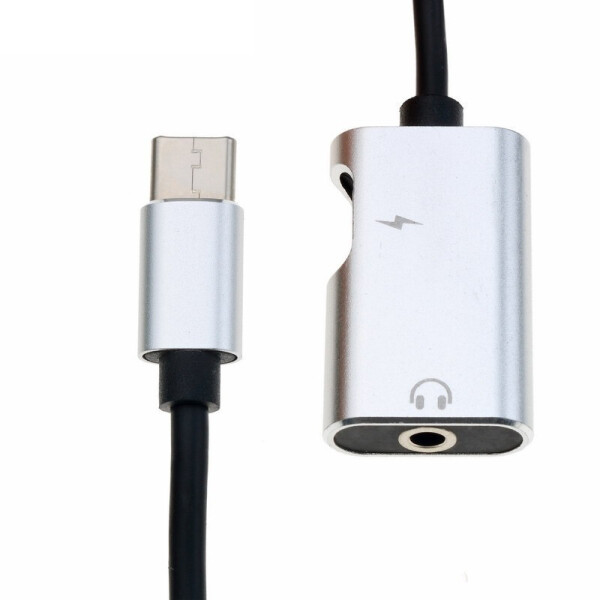 

Адаптер Epik J-053 Type-C 2-In-1 Audio Converter Metal (Серебряный)