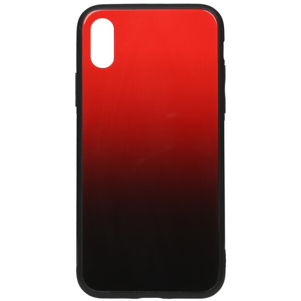 

Чехол-накладка TOTO Tempered Glass Phone Case Gradient для Apple iPhone Xs Max Red