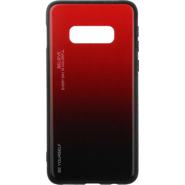 

Чехол-накладка TOTO Tempered Glass Phone Case Gradient для Samsung Galaxy S10E Red