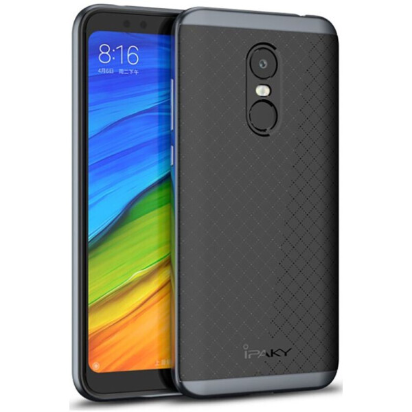 

Чехол-накладка Ipaky Slim Anti-fingerprint TPU Case Xiaomi Redmi 5 Plus Black