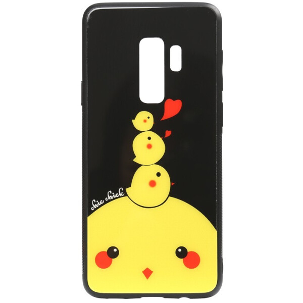

Чехол-накладка TOTO Cartoon Print Glass Case для Samsung Galaxy S9+ Chicken Chick