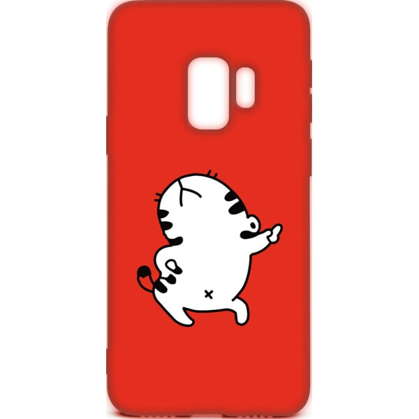

Чехол-накладка TOTO Cartoon Soft Silicone TPU Case Samsung Galaxy S9 Cat Red