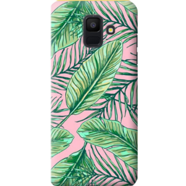 

Дизайнерский чехол Green leaves для Samsung Galaxy A6 (2018) (665962)