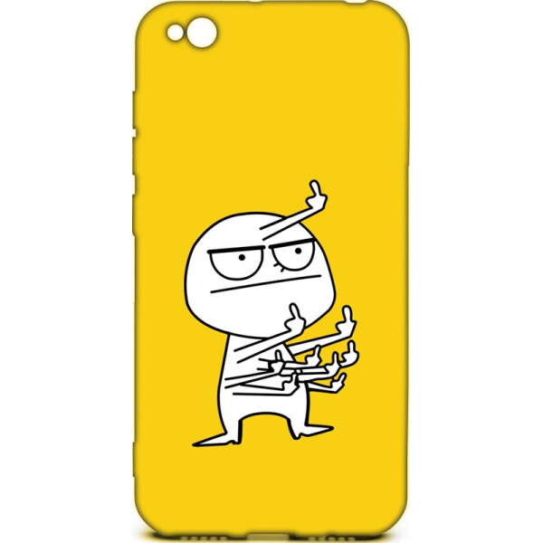 

Чехол-накладка TOTO Cartoon Soft Silicone TPU Case Xiaomi Redmi Go FK9 Yellow