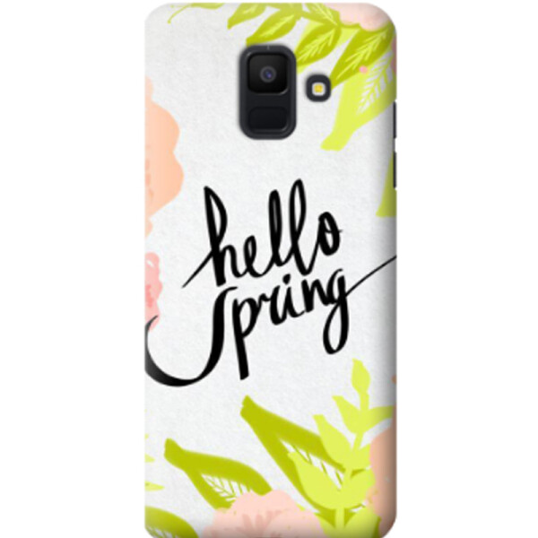

Дизайнерский чехол Hello Spring для Samsung Galaxy A6 (2018) (666260)