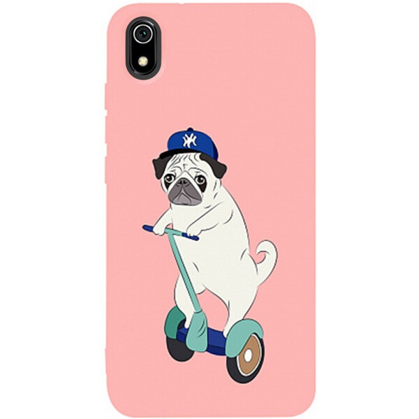

Чехол-накладка TOTO Matt Tpu 2mm Print Case Xiaomi Redmi 7a #2 Dog Skate Pink