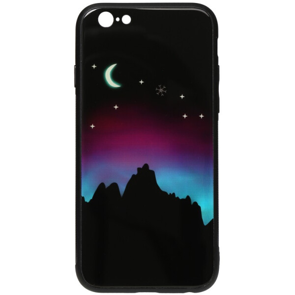 

Чехол-накладка TOTO Night Light Print Glass Case для Apple iPhone 6/6S Young Moon
