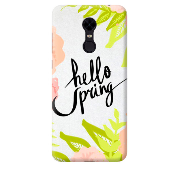

Дизайнерский чехол Hello Spring для Xiaomi Redmi 5 Plus (661396)