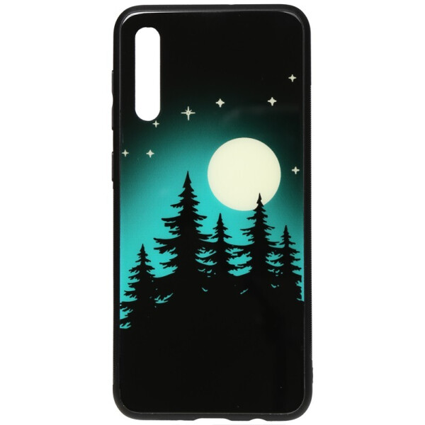 

Чехол-накладка TOTO Night Light Print Glass Case для Samsung Galaxy A50 Full Moon