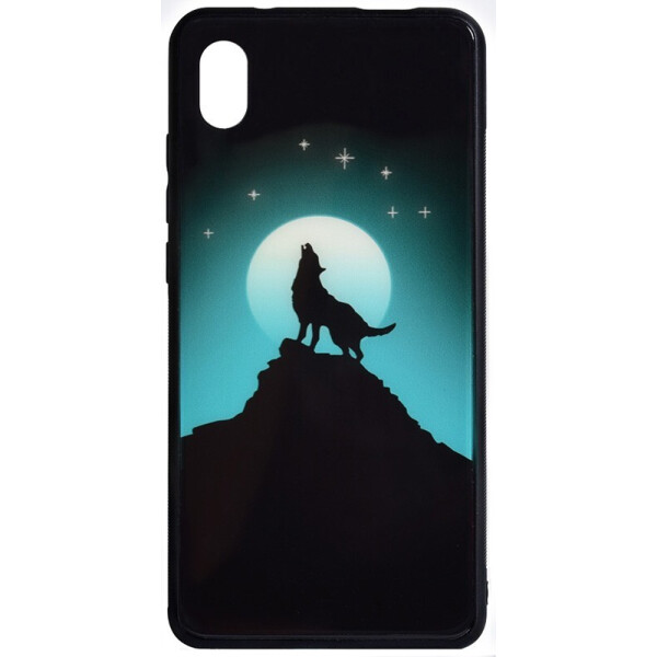 

Чехол-накладка TOTO Night Light Print Glass Case для Xiaomi Redmi 7A Howling Wolf